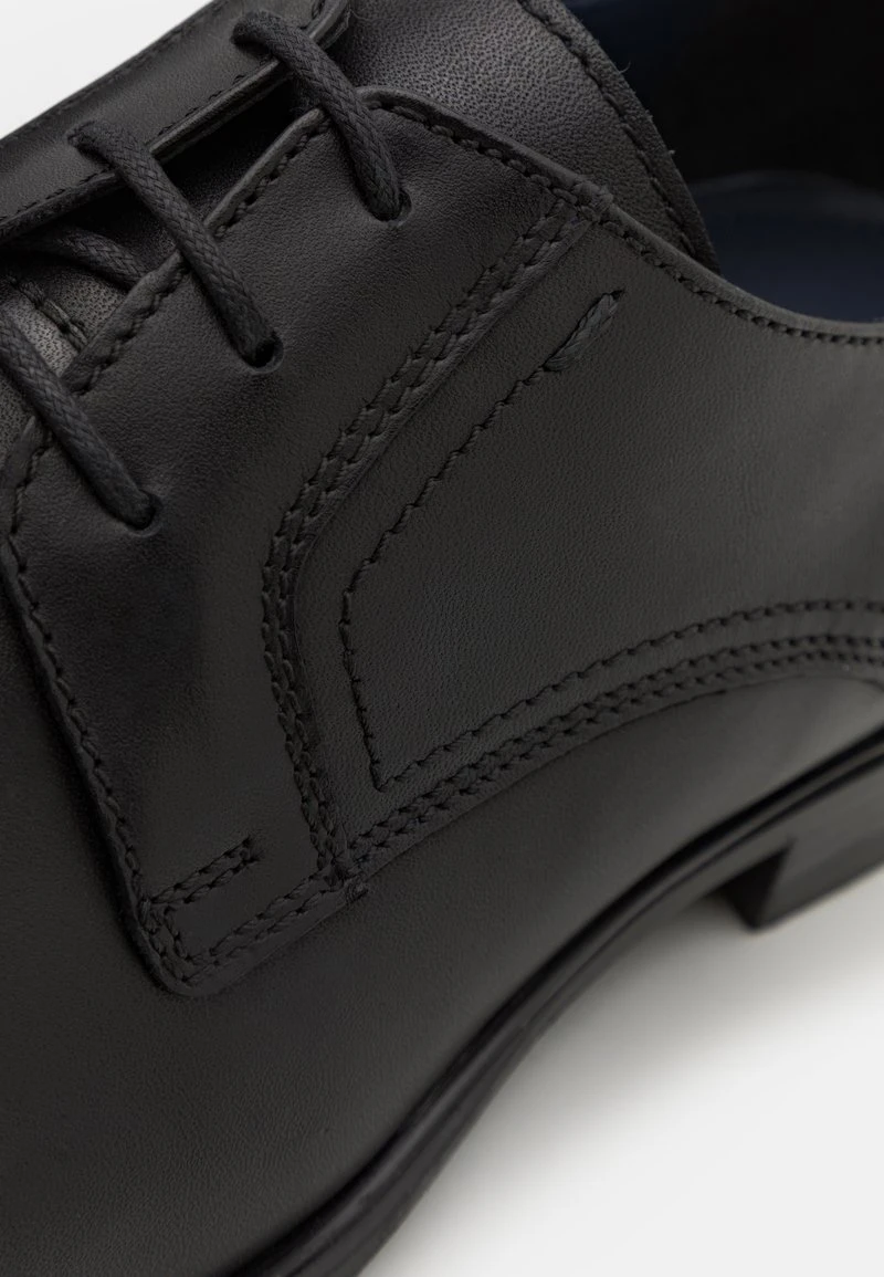 Pier One LEATHER - Schnürer - Black – Bild 6