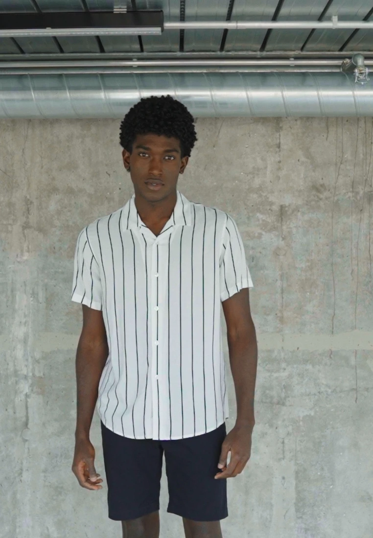 Pier One 2 PACK - Hemd - Black/white – Bild 2