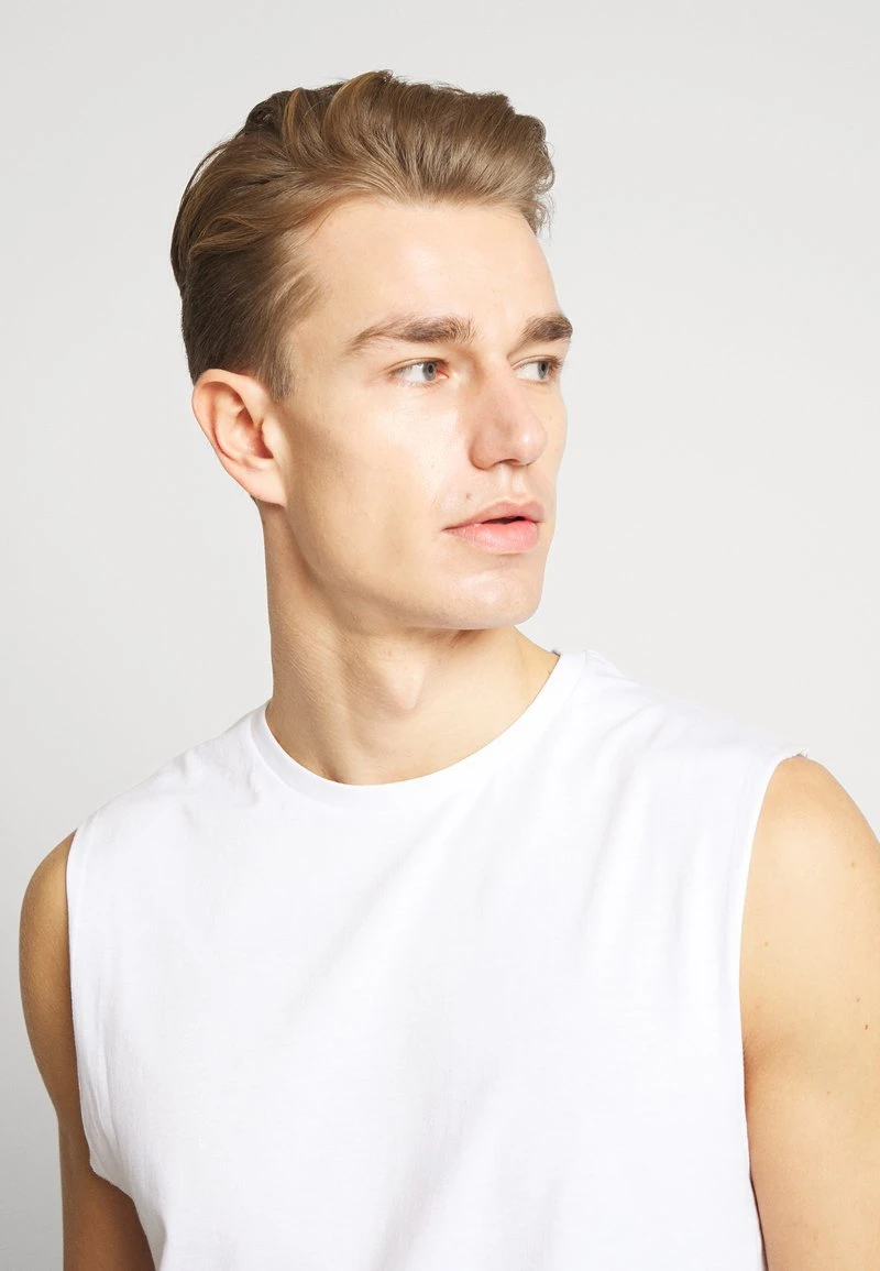 Pier One 3 PACK - T-Shirt Basic - Grey/white/black – Bild 6