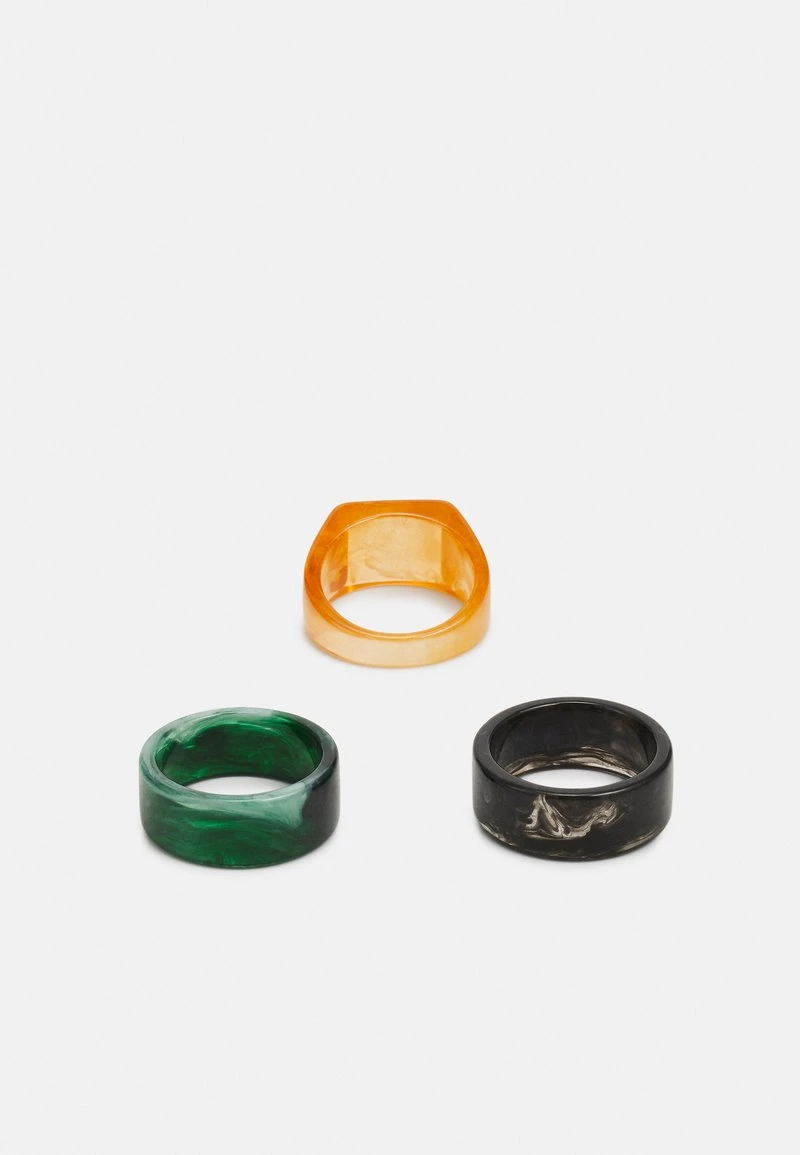 Pier One 3 PACK - Ring - Black/green/orange – Bild 2