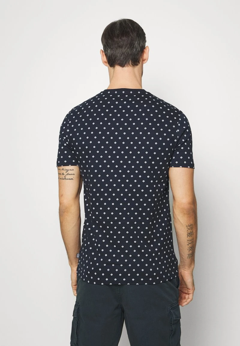 Pier One 3 PACK - T-Shirt Print - White/dark Blue/red – Bild 4