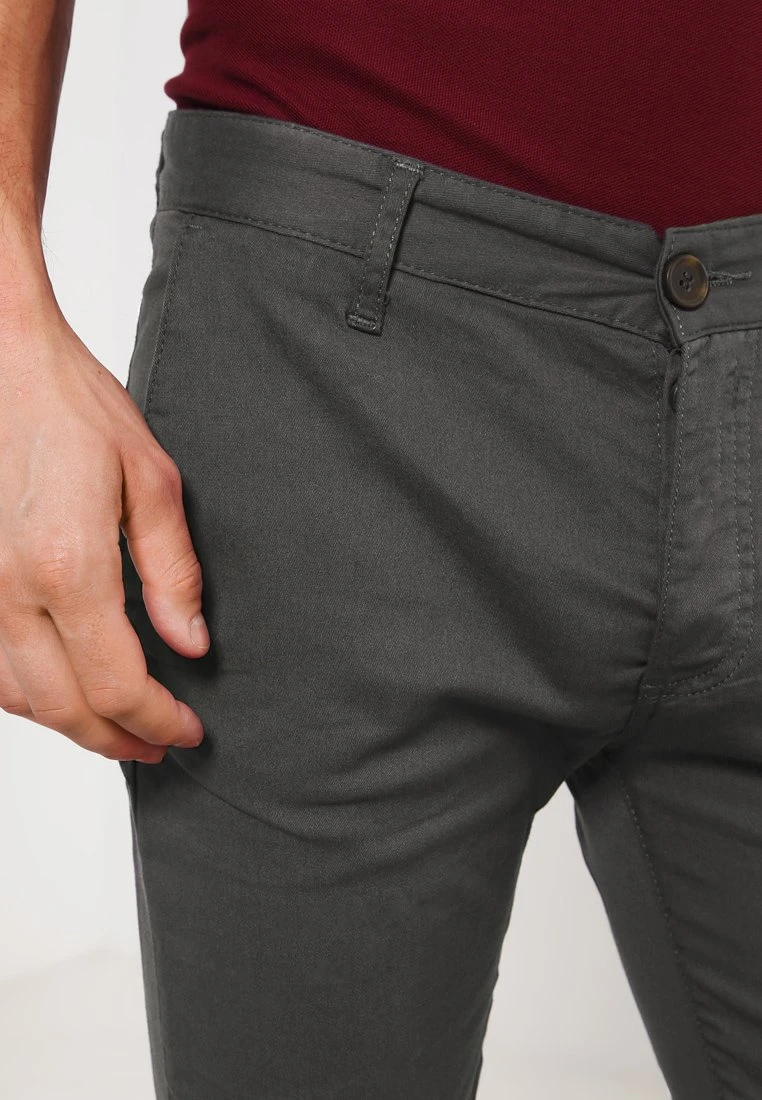 Pier One SLIM FIT CHINO - Chino - Dark Grey – Bild 4