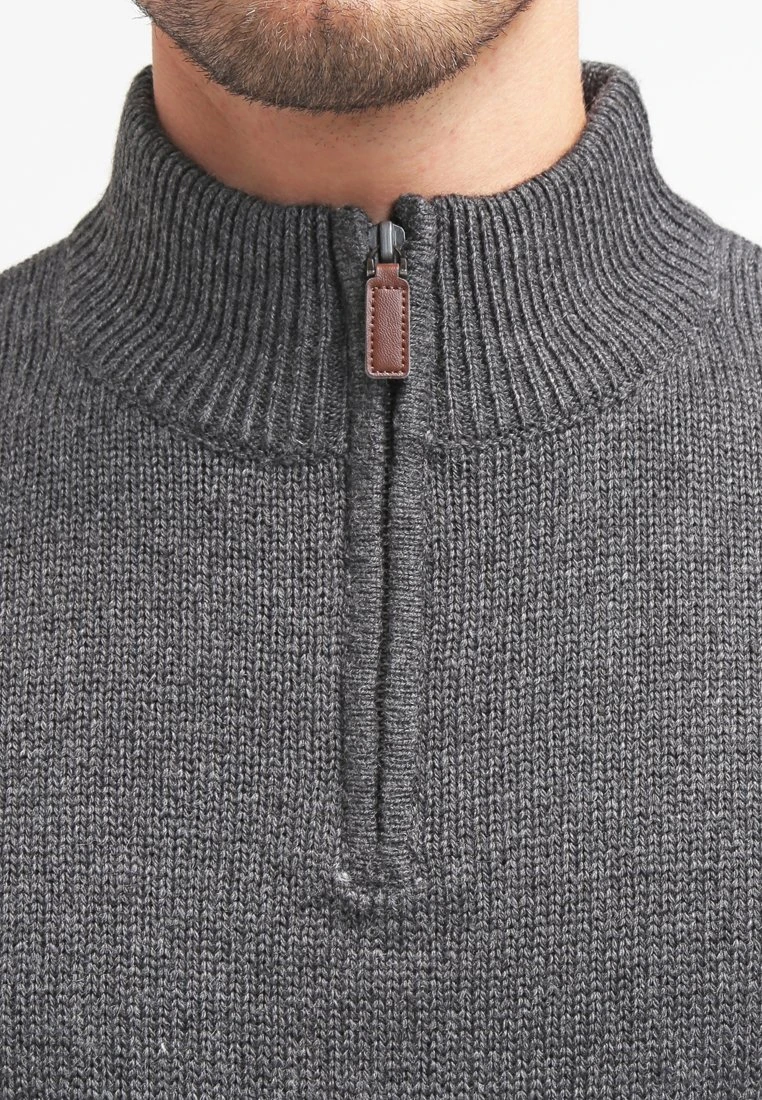 Pier One Strickpullover - Dark Grey Melange – Bild 5