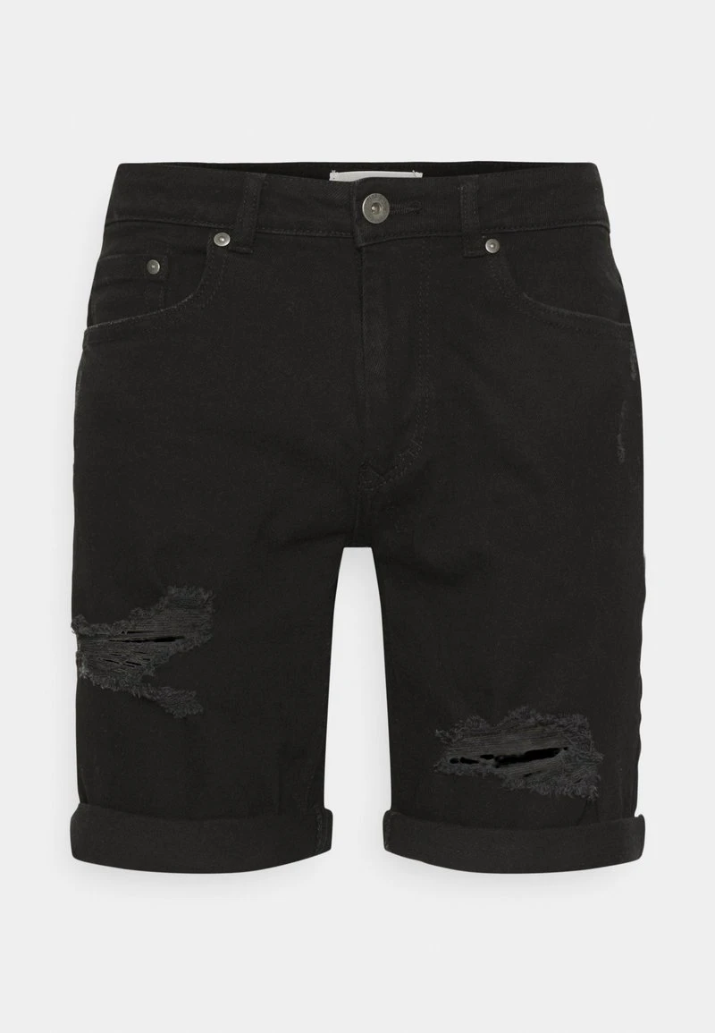 Pier One Jeans Shorts - Black
