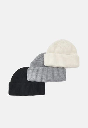 Pier One UNISEX 3 PACK - Mütze - Black/dark Grey/off-white/ – Bild 6