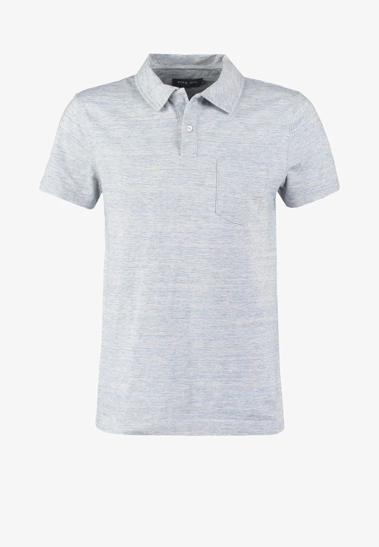 Pier One Poloshirt - Light Blue Melange – Bild 5