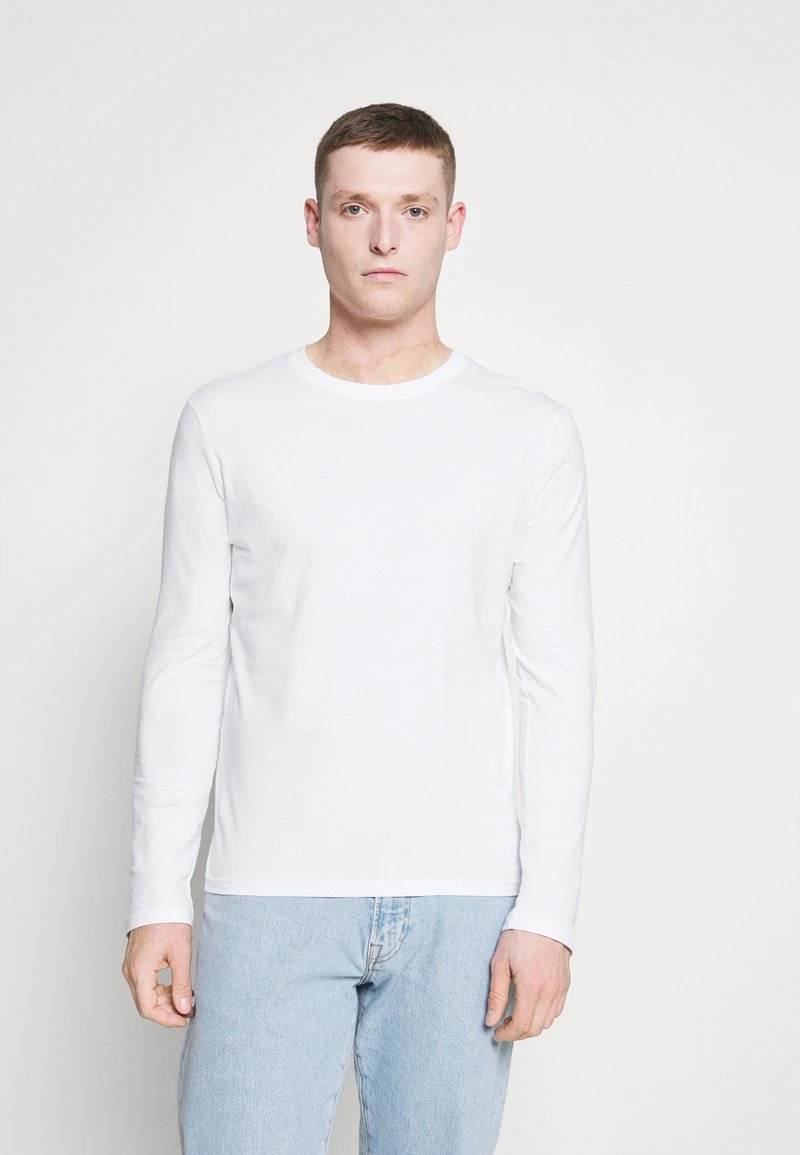 Pier One 5 PACK - Langarmshirt - White/dark Blu/grey – Bild 2