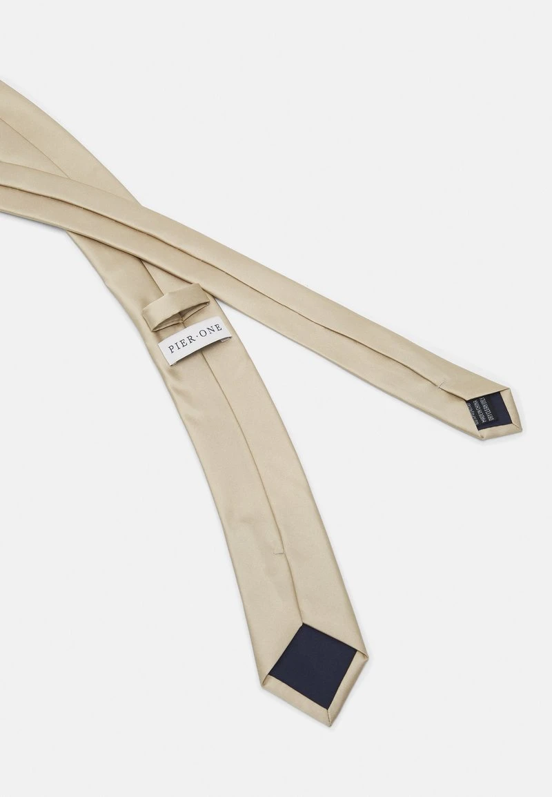 Pier One SET - Einstecktuch - Beige – Bild 5