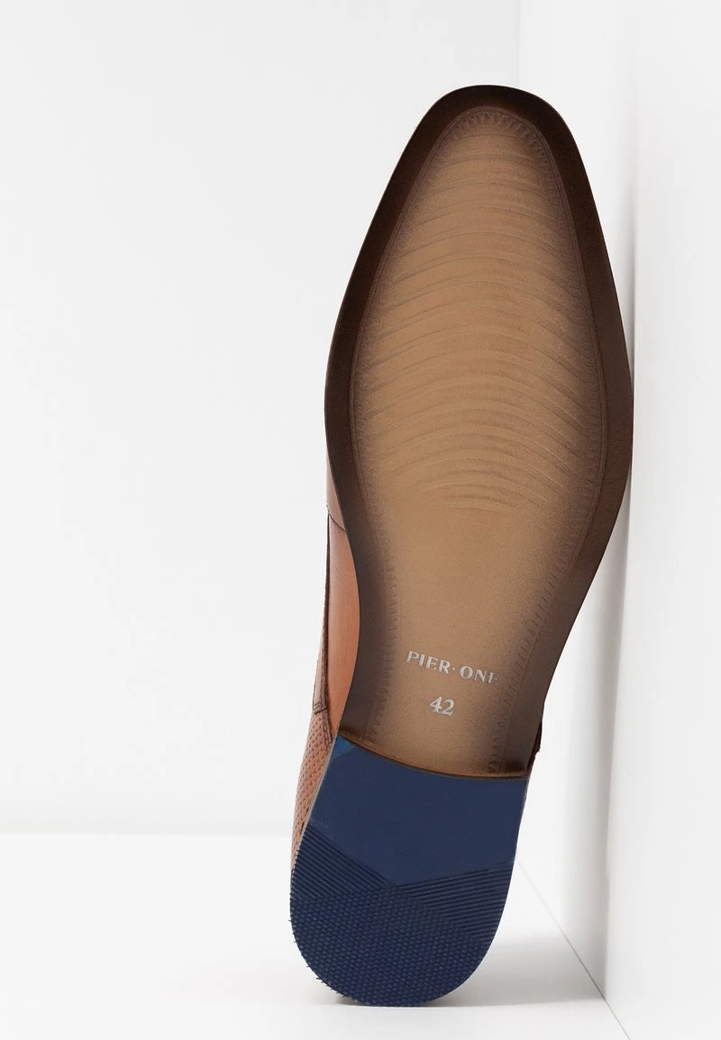 Pier One LEATHER - Business-Schnürer - Cognac – Bild 5