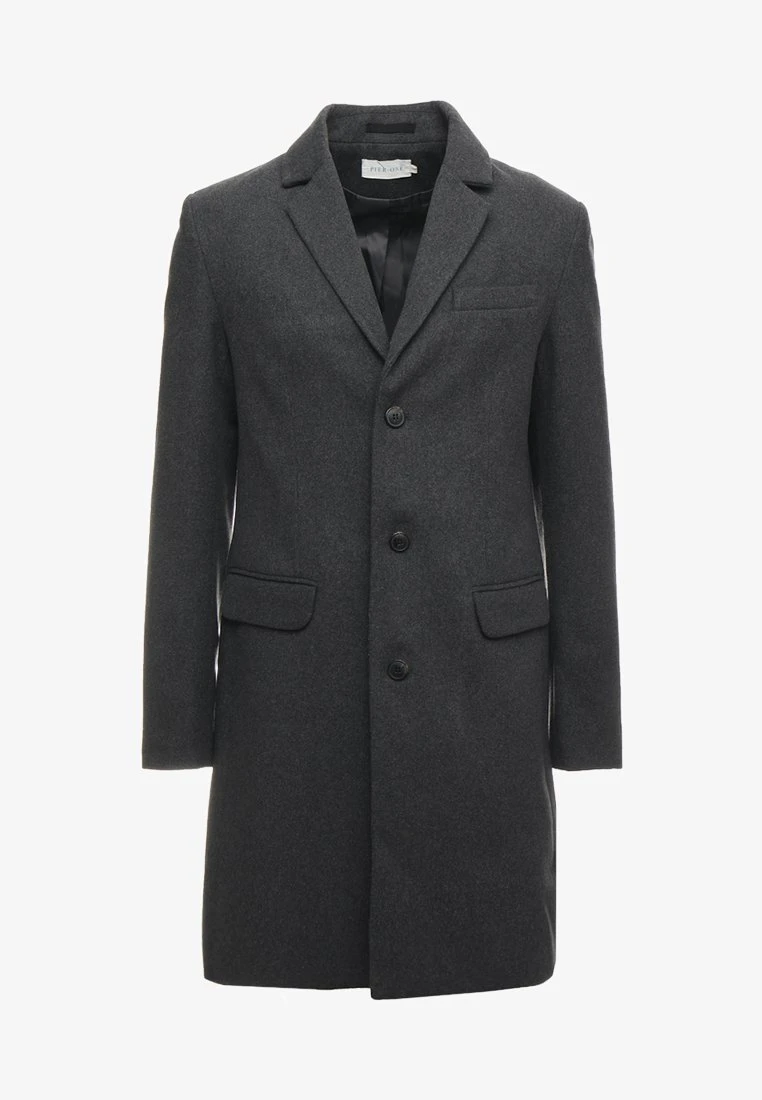 Pier One Klassischer Mantel - Mottled Grey – Bild 5