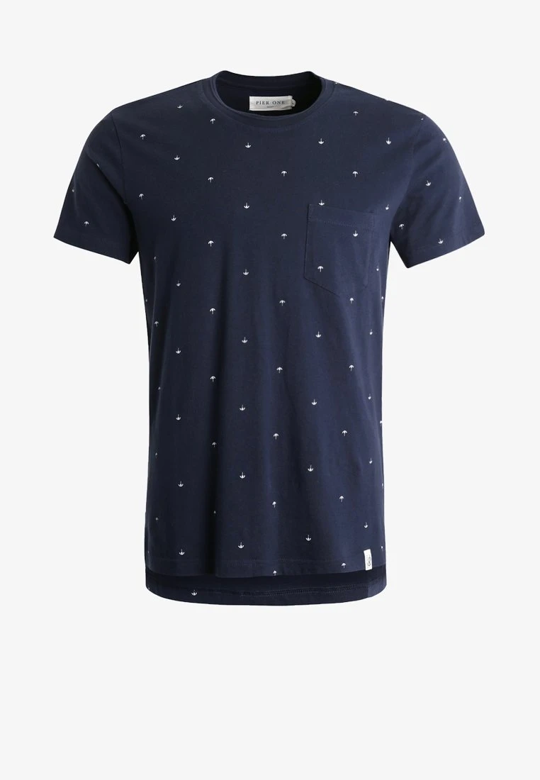 Pier One T-Shirt Print - Navy – Bild 6
