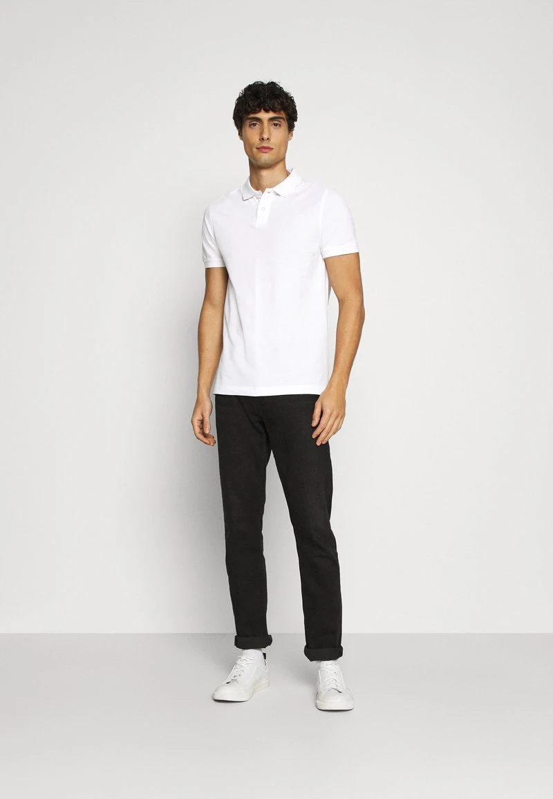 Pier One 2 PACK - Poloshirt - White/black – Bild 2