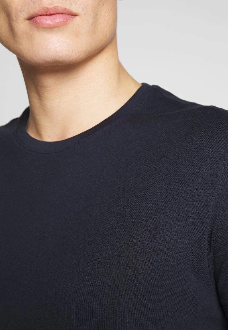 Pier One 2 PACK - T-Shirt Basic - White/dark Blue – Bild 6