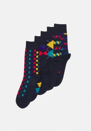 Pier One 5 PACK - Socken - Yellow/dark Blue/grey – Bild 6